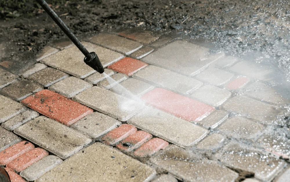 GLOMSA Group pressure washing paving